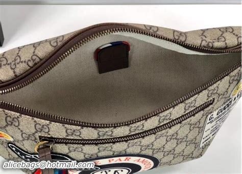 gucci courrier gg supreme belt bag fake|gucci belt bag 2 pouches.